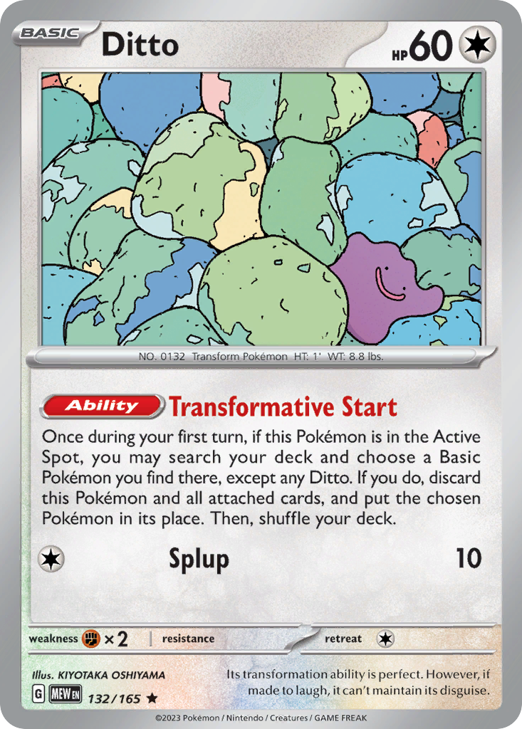 132/165 - Ditto - [Rare]
