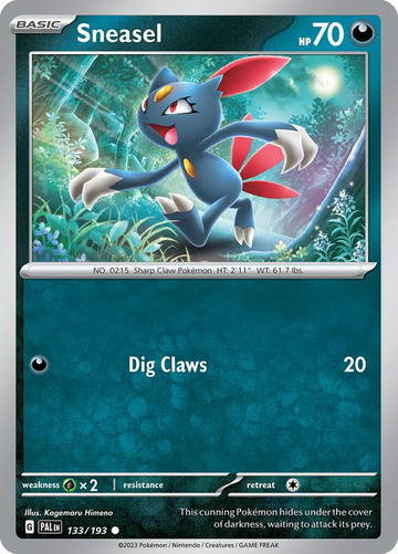 133/193 - Sneasel - [Common] - Reverse Holo