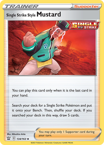 134/163 - Single Strike Style Mustard - Reverse Holo - [Uncommon]