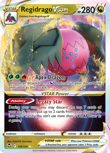 136/195 - Regidrago VSTAR - [Rare Holo VSTAR]