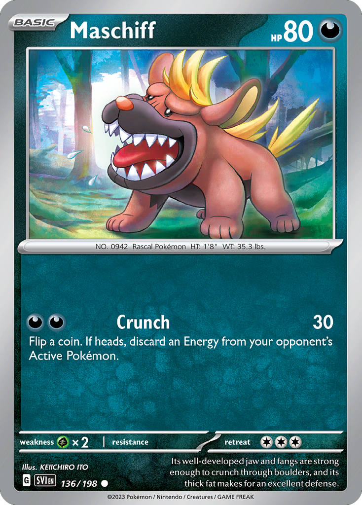 136/198 - Maschiff - [Common] - Reverse Holo