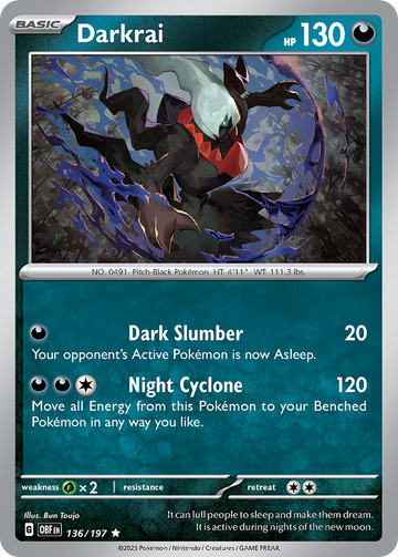 136/197 - Darkrai - [Rare]