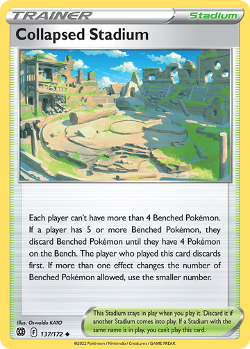 137/172 - Collapsed Stadium - Reverse Holo - [Uncommon]
