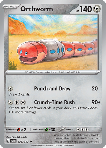 138/182 - Orthworm - [Uncommon] - Reverse Holo