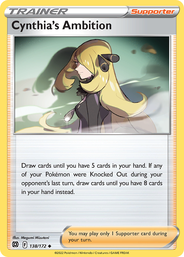 138/172 - Cynthia's Ambition - Reverse Holo - [Uncommon]