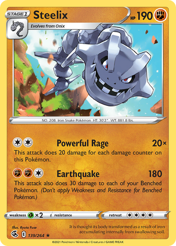 139/264 - Steelix - [Rare Holo]