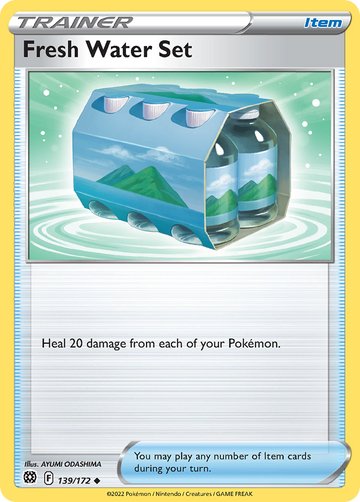 139/172 - Fresh Water Set - Reverse Holo - [Uncommon]