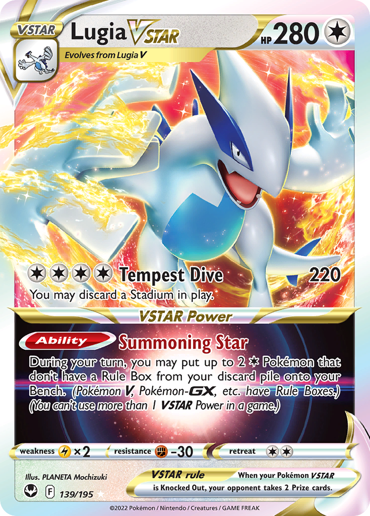 139/195 - Lugia VSTAR - [Rare Holo VSTAR]