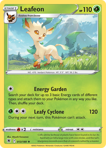 013/189 - Leafeon - Reverse Holo - [Rare]