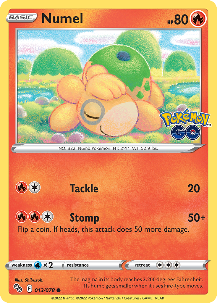 013/078 - Numel - Reverse Holo - DITTO STICKER