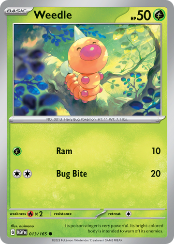 013/165 - Weedle - [Common]