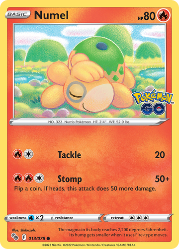 013/078 - Numel - Reverse Holo - (Common]