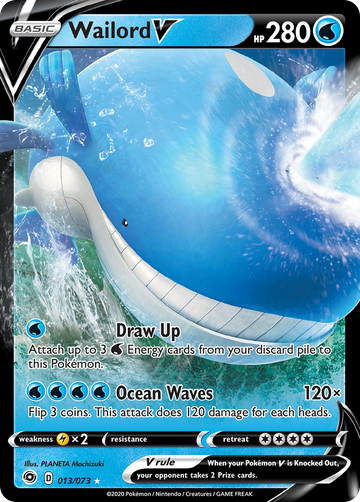 013/073 - Wailord V - [Rare Holo V]