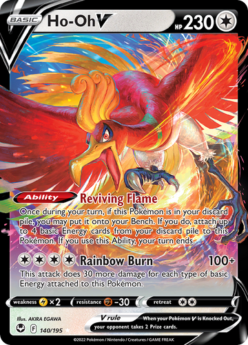 140/195 - Ho-Oh V - [Rare Holo V]