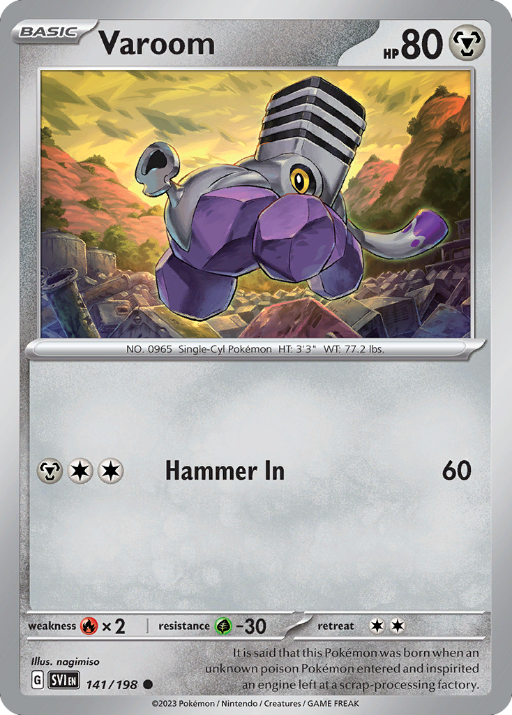 141/198 - Varoom - [Common] - Reverse Holo