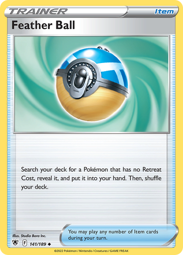 141/189 - Feather Ball - Reverse Holo - [Uncommon]