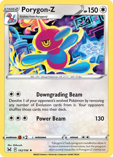 142/196 - Porygon-Z - Reverse Holo - [Rare]