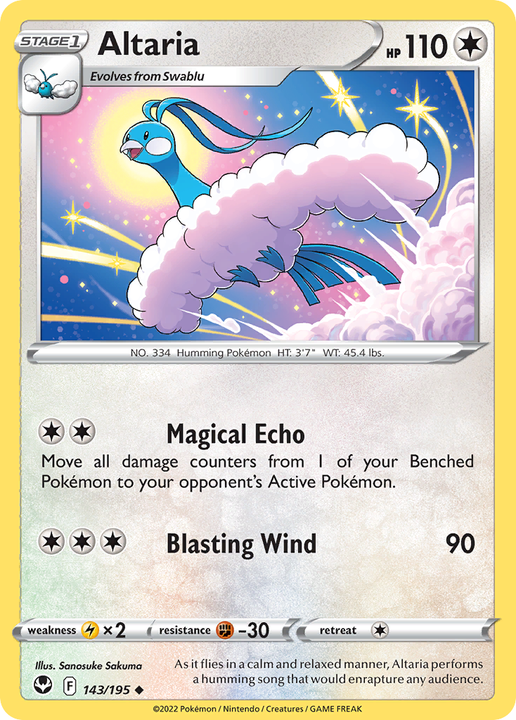 143/195 - Altaria - [Uncommon] - Reverse Holo