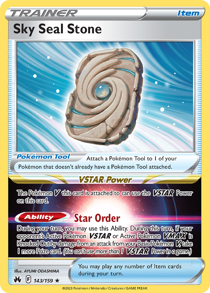 143/159 - Sky Seal Stone - [Rare Holo]