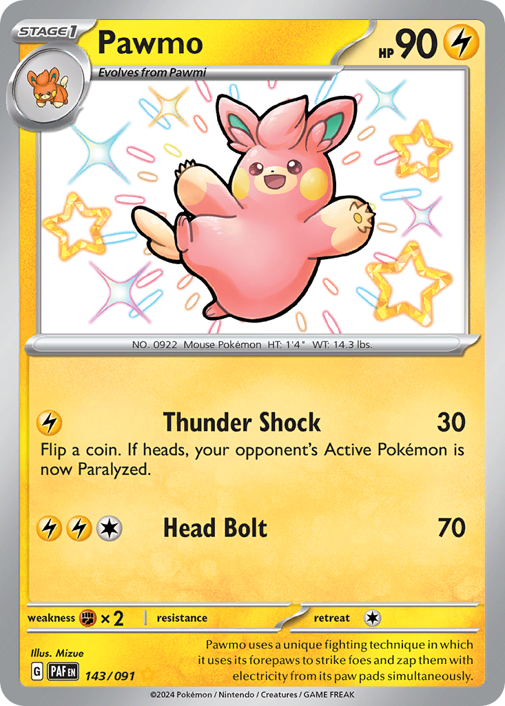 143/091 - Pawmo - [Shiny Rare]