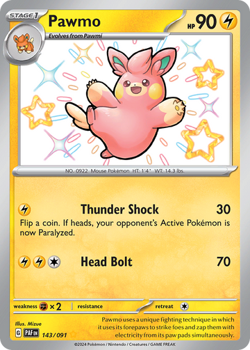 143/091 - Pawmo - [Shiny Rare]