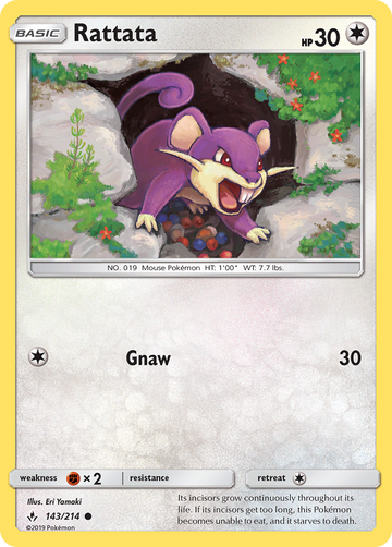 143/214 - Rattata - [Common]