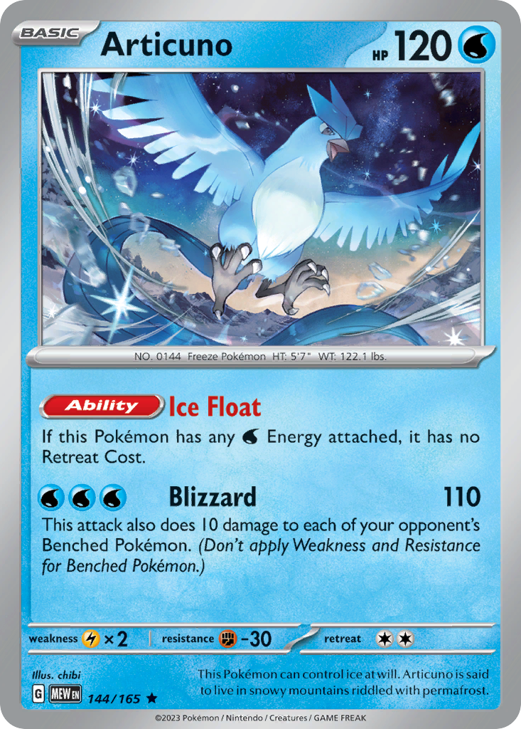 144/165 - Articuno - [Rare]