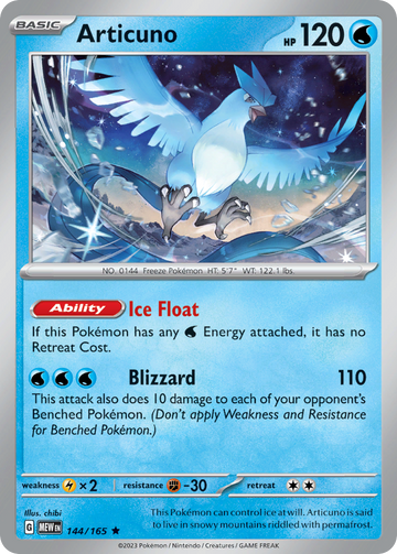 144/165 - Articuno - [Rare]