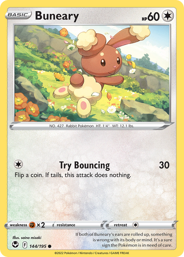 144/195 - Buneary - [Common] - Reverse Holo