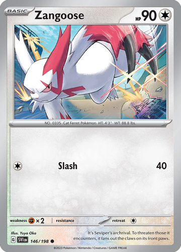 146/198 - Zangoose - [Common]