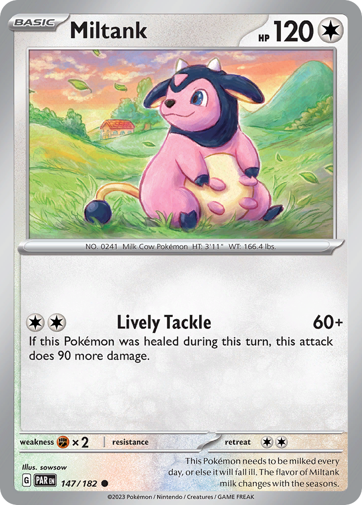 147/182 - Miltank - [Common] - Reverse Holo-Pokemeister