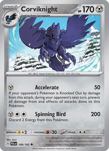 148/193 - Corviknight - [Uncommon]