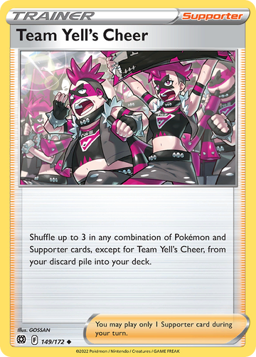 149/172 - Team Yell's Cheer - [Uncommon]