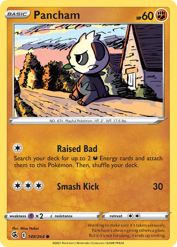 149/264 - Pancham - [Common] - Reverse Holo