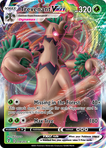 014/203 - Trevenant VMAX - [Rare Holo VMAX]