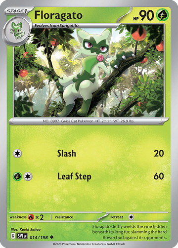 014/198 - Floragato - [Uncommon] - Reverse Holo