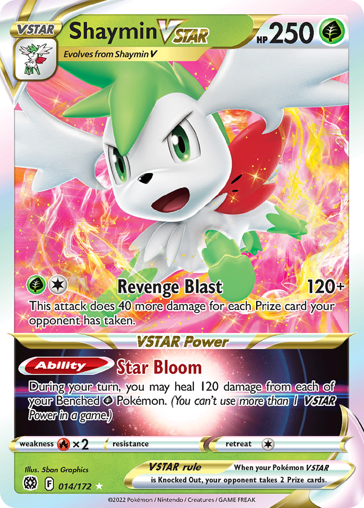 014/172 - Shaymin VSTAR - [Rare Holo VSTAR]