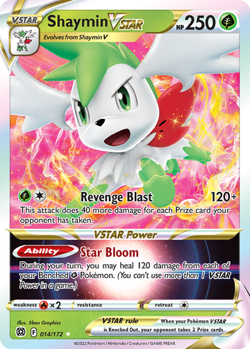 014/172 - Shaymin VSTAR - [Rare Holo VSTAR]