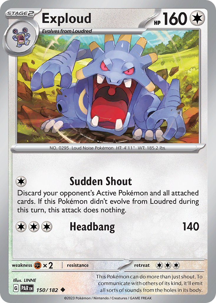 150/182 - Exploud - [Uncommon]-Pokemeister