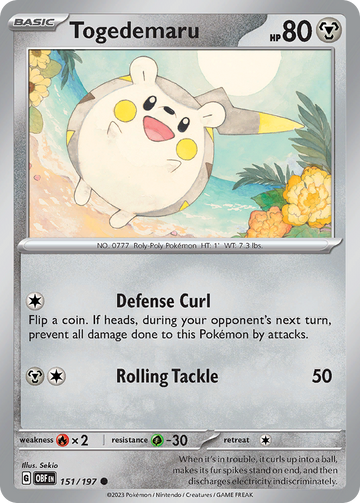 151/197 - Togedemaru - [Common]