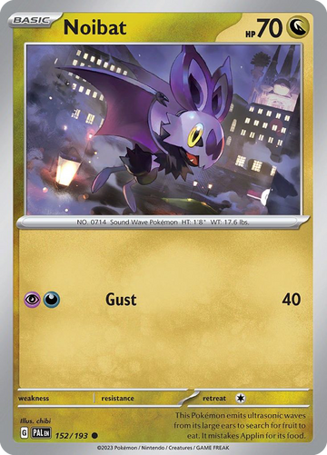 152/193 - Noibat - [Common] - Reverse Holo