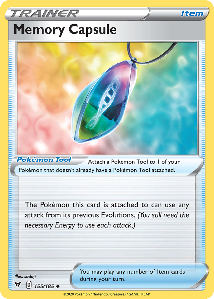 Pokémonkaart 155/185 - Memory Capsule - Vivid Voltage - [Uncommon]