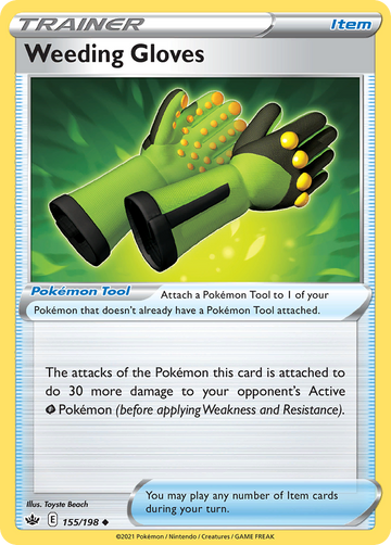 155/198 - Weeding Gloves - Reverse Holo - [Uncommon]