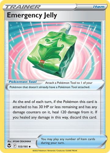 155/195 - Emergency Jelly - [Uncommon] - Reverse Holo