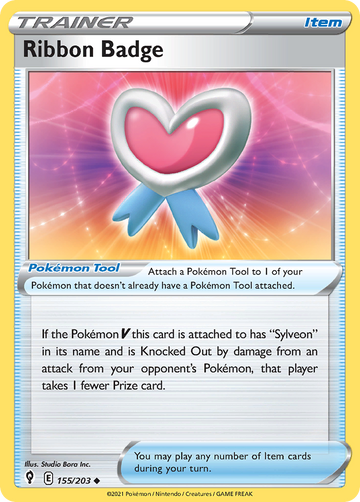 155/203 - Ribbon Badge - Reverse Holo - [Uncommon]