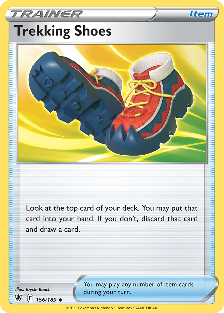 156/189 - Trekking Shoes - Reverse Holo - [Uncommon]