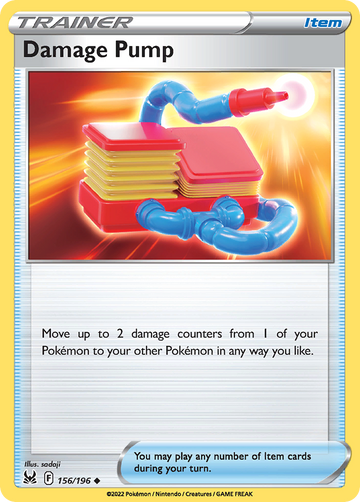 156/196 - Damage Pump - Reverse Holo - [Uncommon]