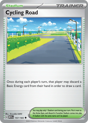 157/165 - Cycling Road - [Uncommon] - Reverse Holo