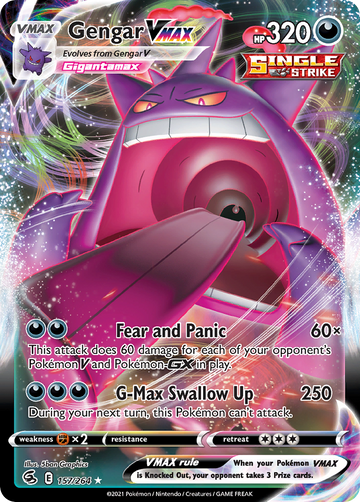 157/264 - Gengar VMAX - [Rare Holo VMAX]