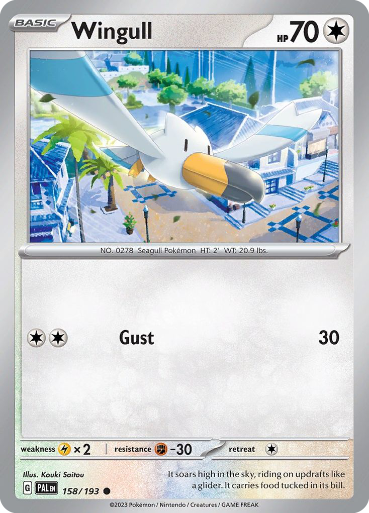 158/193 - Wingull - [Common] - Reverse Holo
